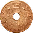 British West Africa 1 Penny 1958 Elizabeth II Choice AUNC, original lustre