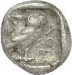 ANCIENT GREECE AR Drachm circa 450 B.C. Attica - Athens VF