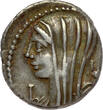 ROMAN REPUBLIC AR Denarius 63 BC Cassia - L. Cassius Longinus GVF