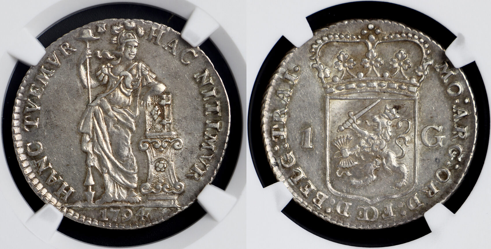 Netherlands 1 Gulden (Generaliteitsgulden) 1794 Utrecht - Republic NGC ...