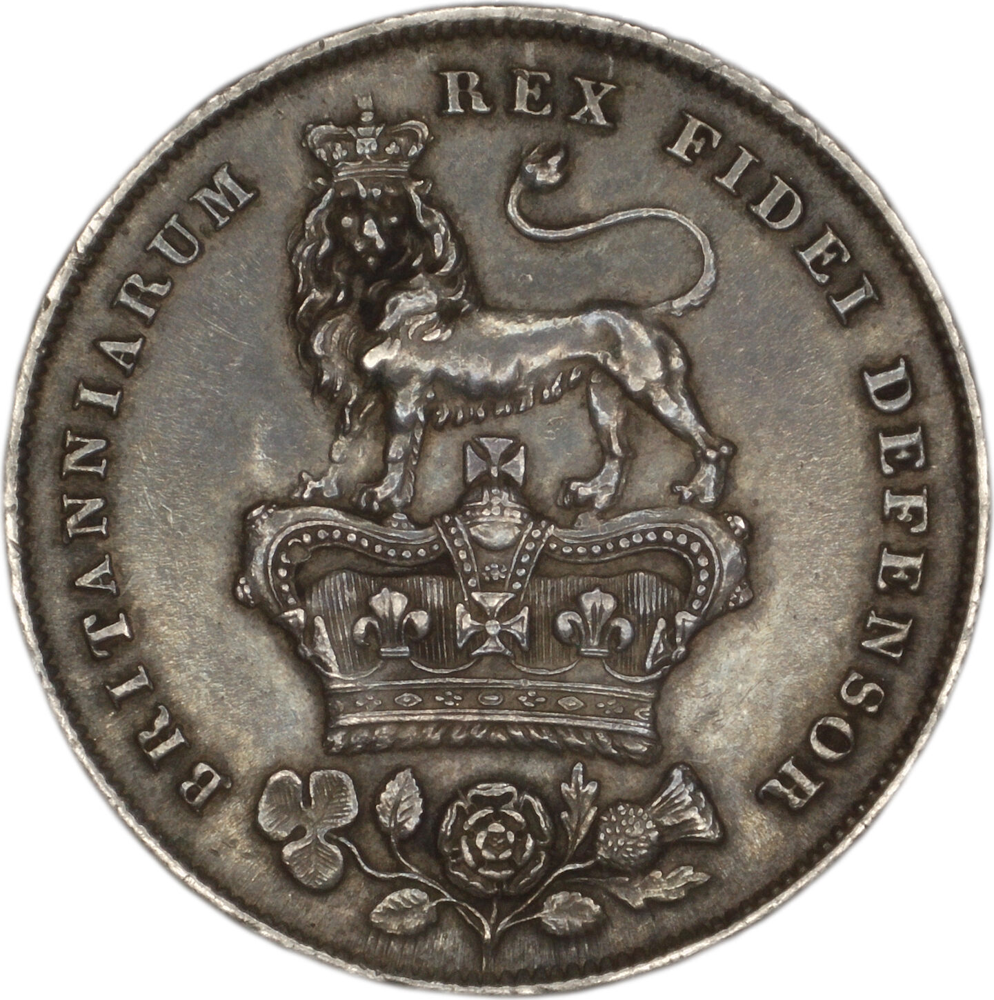 イギリス　1826年　Shilling　＠２３ GREAT BRITAIN Shilling 1826 George IV EF | MA-Shops