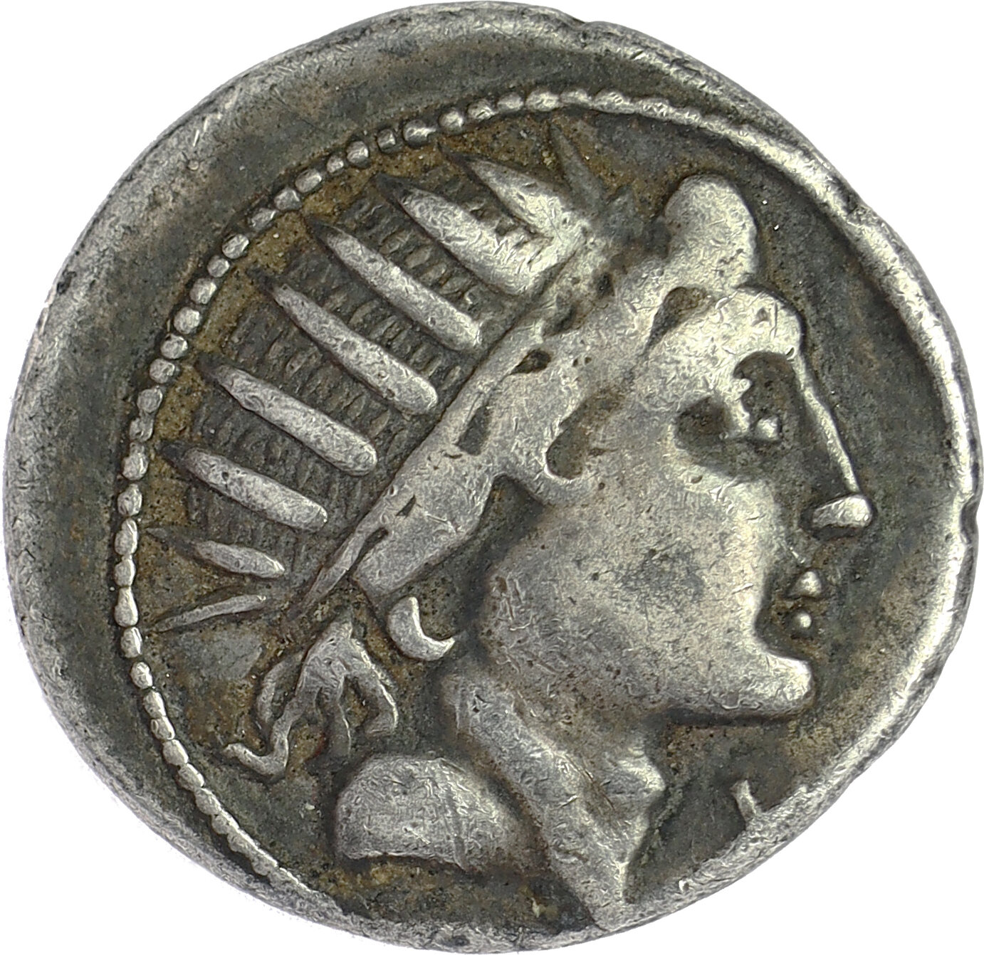 AR Denarius 109-108 BC Roman Republic - Manius Aquillius AVF