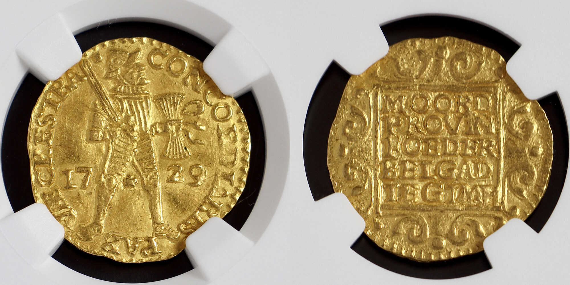 NETHERLAND DUCAT 1729 Province of Utrecht - Republic - Dutch East 