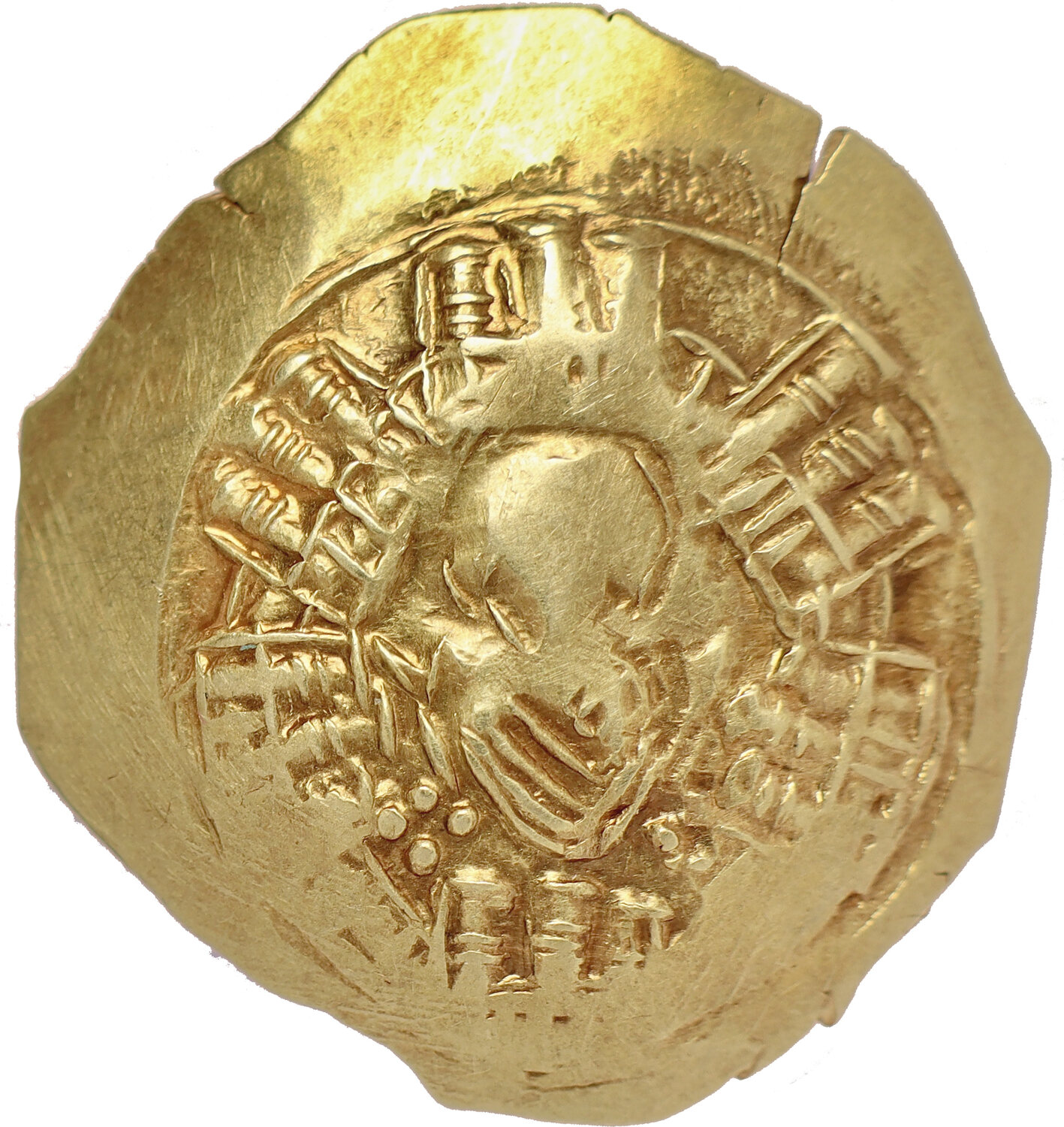 BYZANTINE EMPIRE AV Hyperpyron c.1295-1305 A.D. Co-emperors