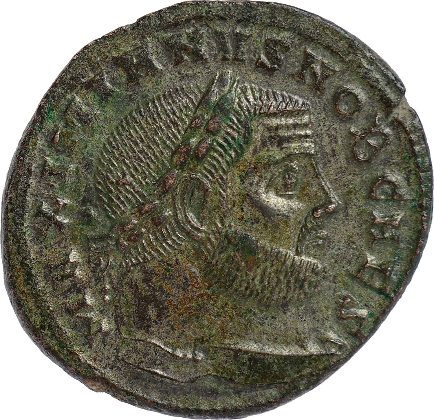 Roman Empire AE Follis 300-303 AD Galerius Maximian Caesar