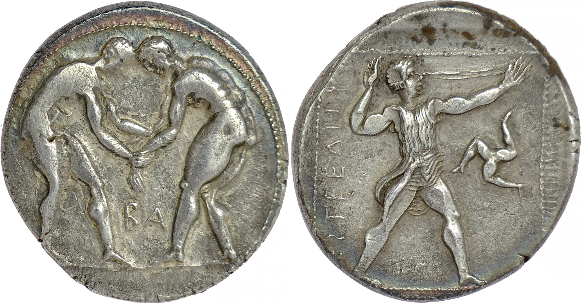 ANCIENT GREECE AR Stater c. 380/75-330/25 B.C. Pamphylia