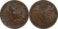 BELGIUM 5 Centimes Kingdom - Leopold I - small cyfer 5 in date - HIGH QUALITY -