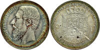 BELGIUM 2 Francs Kingdom - Leopold II - Brussels Mint - Type A **HIGH QUALITY**PATINA*** -