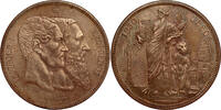 BELGIUM 10 Centimes Module Kingdom - Leopold II - 50th Anniversary of Independence - variety with 9 rays -