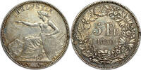 SWITZERLAND 5 Francs Confederation - mm. A - Paris Mint - medal alignment -