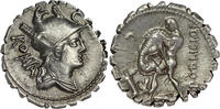 ROMAN REPUBLIC AR Denarius Serratus Poblicia - C. Poblicius Q. f - Rome Mint -