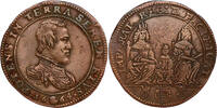 SPANISH NETHERLANDS Jeton or Rekenpenning Wedding plans between Margaret Theresa of Spain and Leopold of Austria -