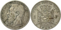 BELGIUM 1 Franc Leopold II -