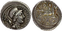 Roman Republic AR Denarius P. Fonteius P.f. Capito -