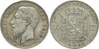 BELGIUM 50 Centiemen Leopold II -