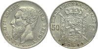 BELGIUM 50 Centiemen Leopold II -