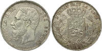 BELGIUM 5 Francs Leopold II -