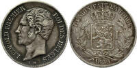 BELGIUM 1/4 Franc Leopold I -