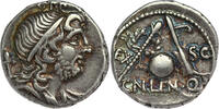 ROMAN REPUBLIC AR Denarius Cn. Cornelius Lentulus Marcellinus, Quaestor -