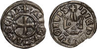 CRUSADER STATES BI Denier tournois Despotate of Epirus - Philip of Taranto (1294-1313) -