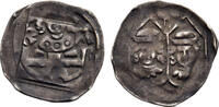 GERMAN STATES / HOLY ROMAN EMPIRE AR Regensburger Pfennig n.d. (after 1366) Electorate of the Palatinate / Kurfürstentum Pfalz - Rupert I & Ruper...