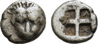 ANCIENT GREECE AR Obol c. 480-470 BC CIMMERIAN BOSPOROS - Pantikapaion VF