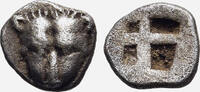 ANCIENT GREECE AR Obol c. 480-470 BC CIMMERIAN BOSPOROS - Pantikapaion GVF