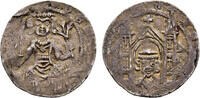 GERMAN STATES / HOLY ROMAN EMPIRE AR Pfennig n.d. (1277-1308) Lower Rhenish–Westphalian Circle - County of MARK - Eberhard I VF