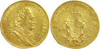 SWEDEN Dukat 1744 Fredrik I fast vz, l. Kratzer 6,902.62 US$ free shipping