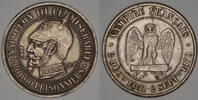 FRANCE Satirical Medal / Médaille Satirique Second Empire - Napoleon III -