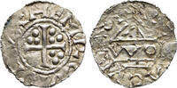 GERMAN STATES AR Denar Bavaria - Regensburg - Heinrich II, der Zänker/the Quarrelsome, 1st Reign -