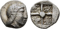 ANCIENT GREECE AR Hemiobol c. 450-410 BC Ionia - Kolophon AEF