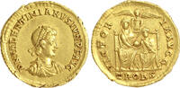 WESTERN ROMAN EMPIRE AV Solidus Valentinian II - Treveri (Trier) Mint -