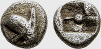 ANCIENT GREECE AR Tetartemorion c. 521-478 BC Ionia - Phokaia VF