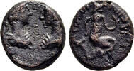 ROMAN PROVINCES Æ 1/3 Assarion MESOPOTAMIA - Rhesaena - Caracalla & Geta -
