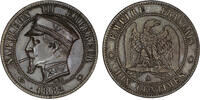 FRANCE Satirical Token on 10 Centimes SECOND EMPIRE - Napoleon III -