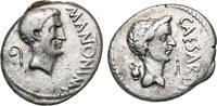 ROMAN REPUBLIC AR Denarius 43 BC Imperatorial - Marcus Antonius s+/ss- 13,620.34 元  ＋  505.90 元 运费