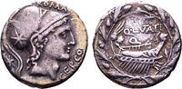 ROMAN REPUBLIC AR Denarius 109-108 BC Lutatia - Q. Lutatius Cerco ss 4,475.25 元  ＋  505.90 元 运费