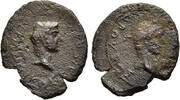 ROMAN PROVINCES Æ18 or Hemiassarion Mysia - Pergamum - Germanicus & Drusus Caesares, under Tiberius -