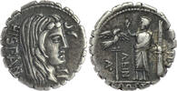 Roman Republic AR Denarius Serratus A. Postumius A.f. Sp.n. Albinus -