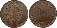 BELGIAN/FRENCH STATES 10 Centimes Louis XVIII - Siege of Antwerp - Wolschot Mint -