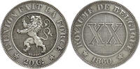 BELGIUM 20 Centimes Leopold I - Pattern / Essai monétaire by Braemt -