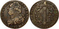 FRANCE 2 Sols Constitutional Monarchy - Louis XVI - Metz Mint -