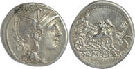 Roman Republic AR Denarius Appius Claudius Pulcher, T. Manlius Mancinus & Q. Urbinus -