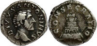 ROMAN EMPIRE AR Denarius Divus Antoninus Pius, under Marcus Aurelius & Lucius Verus -