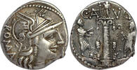 ROMAN REPUBLIC AR Denarius C. Minucius Augurinus -