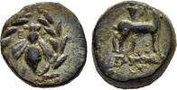 ANCIENT GREECE Æ Chalkous Ionia - Ephesos - Python, magistrate -