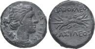 Sicily Litra (317-289 BC). Syracuse. Agathocles Very s 144.34 US$  +  57.74 US$ shipping