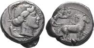Sicily. Tetradrachm circa 450 BC. Syracuse. Second Democracy,
