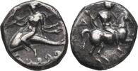Apulia Nomos Apulia, Tarentum, c. 272-240 BC. AR Nomos (17mm, 6.26g). -